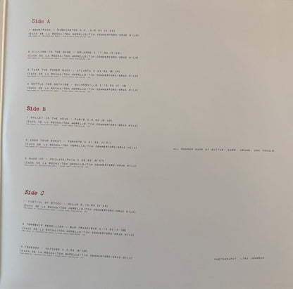 Rage Against The Machine : Live On Tour 1993 (LP + LP, S/Sided, Etch + RSD)