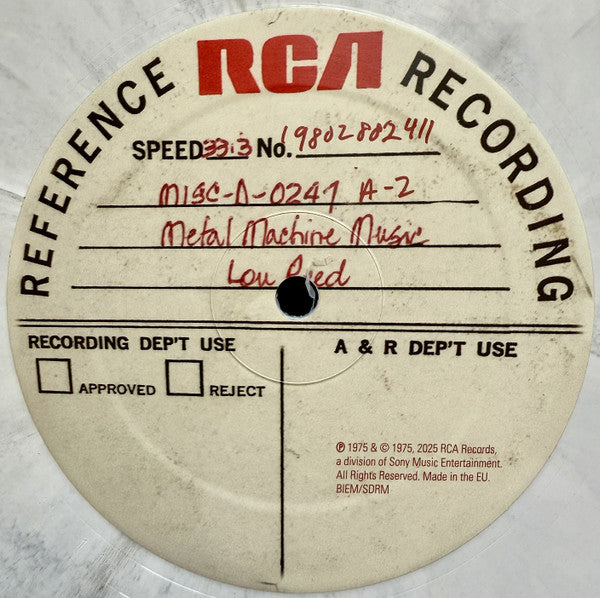Lou Reed : Metal Machine Music (2xLP, Album, RSD, RE, Whi)