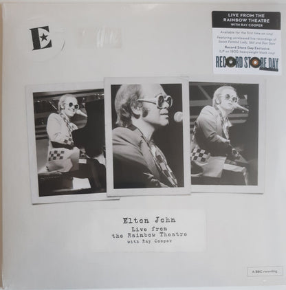 Elton John With Ray Cooper : Live From The Rainbow Theatre (LP, Album, RSD)