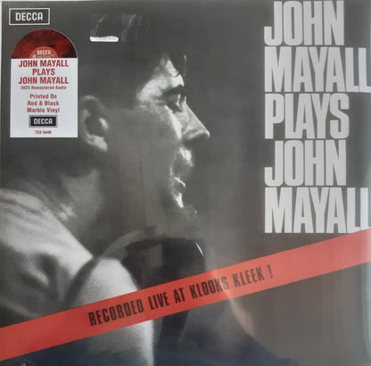 John Mayall : John Mayall Plays John Mayall (Recorded Live At Klooks Kleek!) (LP, Album, RSD, Mono, RE, RM, Red)