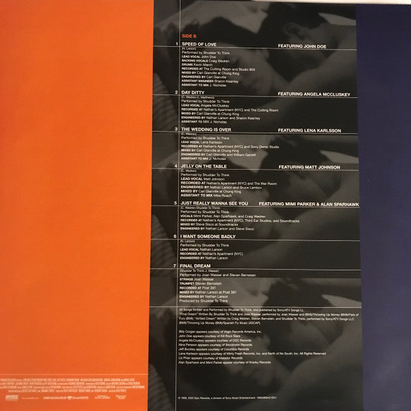 Shudder To Think : Music From The Motion Picture First Love, Last Rites (LP, RSD, Ltd)