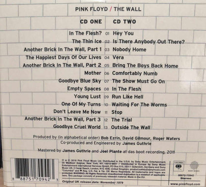 Pink Floyd : The Wall (2xCD, Album, RE, RM, Tri)