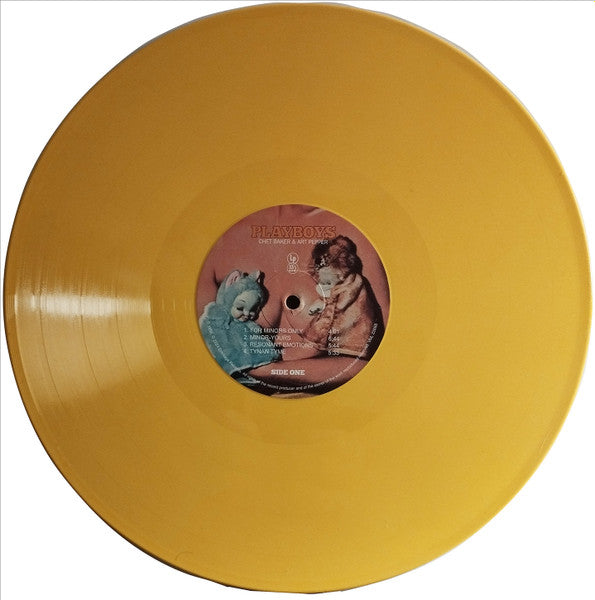 The Chet Baker-Art Pepper Sextet : Playboys (LP, Ltd, Yel)