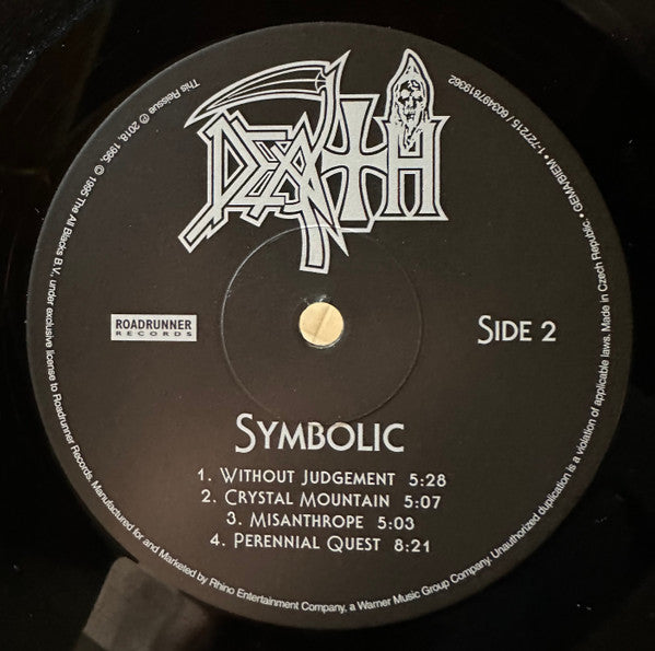 Death (2) : Symbolic (LP, Album, RE, RP)