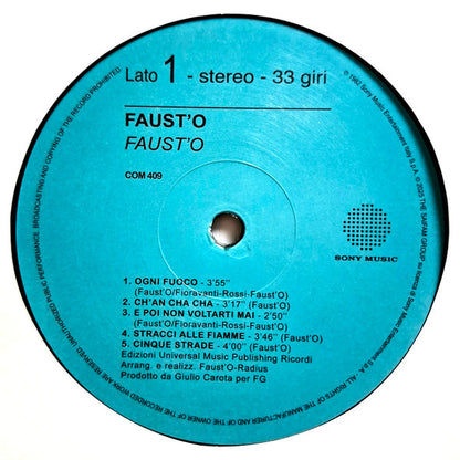 Faust'o : Faust'o (LP, Album, Ltd, Num, RE)