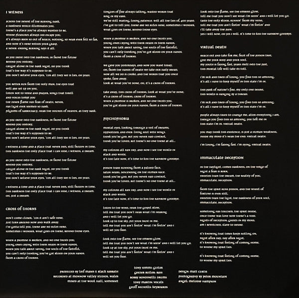 Black Sabbath : Cross Purposes (LP, Album, RE, RM)