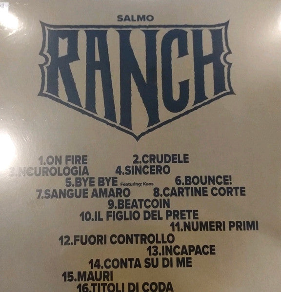 Salmo (2) : Ranch (LP, Album, Ltd, Bro)