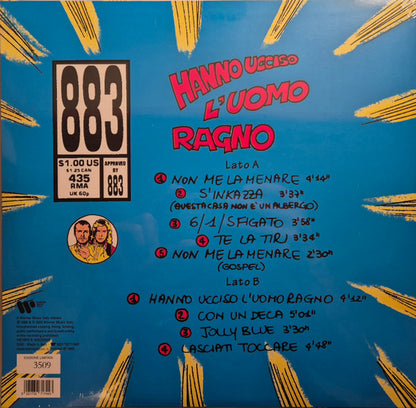 883 : Hanno Ucciso L'Uomo Ragno (LP, Album, Ltd, Num, Pic)