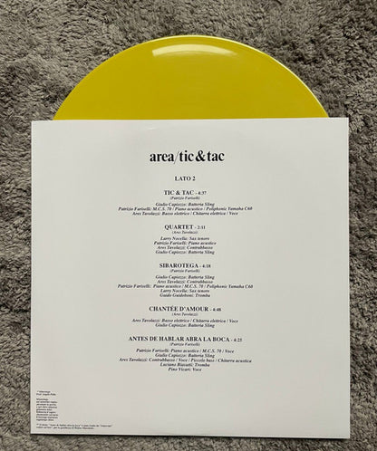 Area (6) : Tic & Tac (LP, Album, Ltd, RE, Yel)