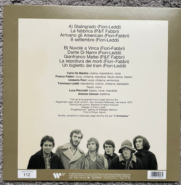 Stormy Six : Un Biglietto Del Tram (LP, Album, Ltd, RE, 50t)