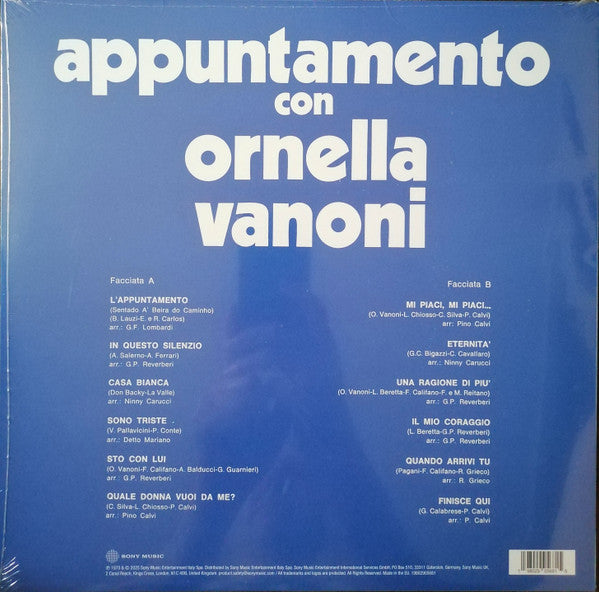 Ornella Vanoni : Appuntamento Con Ornella Vanoni (LP, RSD, Ltd, RE, Cry)