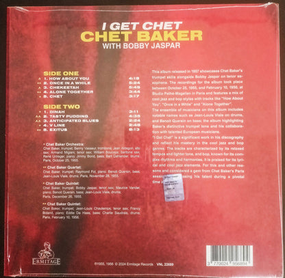 Chet Baker, Bobby Jaspar : I get Chet (LP)