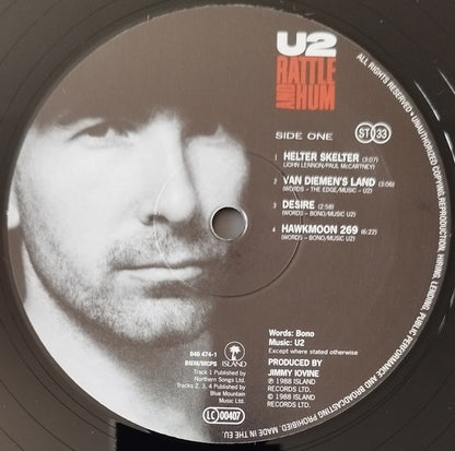 U2 : Rattle And Hum (2xLP, Album, RE, 180)