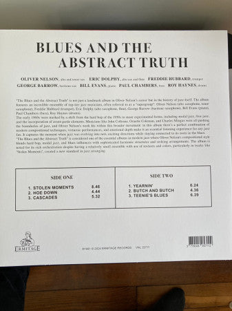 Oliver Nelson : The Blues And The Abstract Truth (LP, Album)
