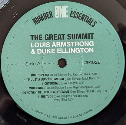 Louis Armstrong & Duke Ellington : The Great Summit (LP, Comp, RE)