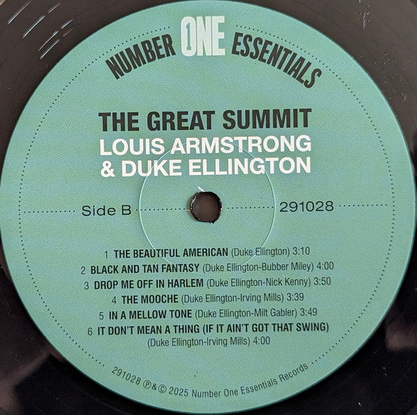 Louis Armstrong & Duke Ellington : The Great Summit (LP, Comp, RE)