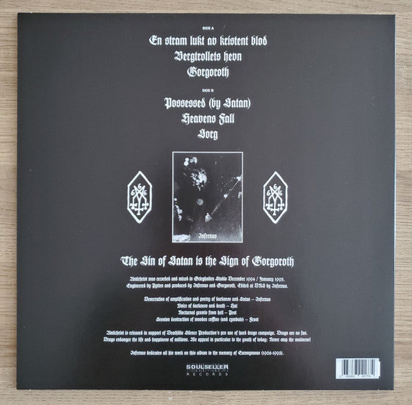 Gorgoroth : Antichrist (LP, Album, Ltd, RE, RP, Whi)