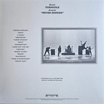 Turnstile (2) : Never Enough (LP, Album)