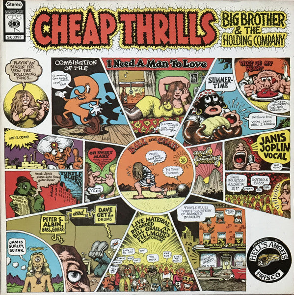 Big Brother & The Holding Company : Cheap Thrills (LP, Album, RE, RP)