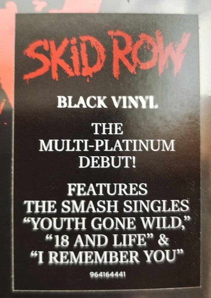 Skid Row : Skid Row (LP, Album, RE)