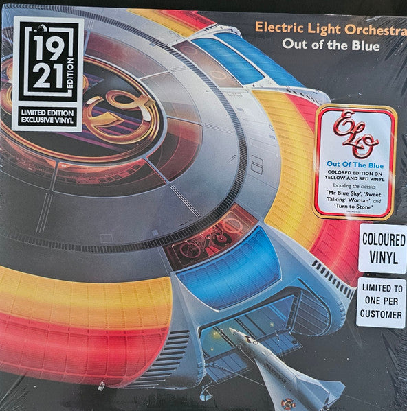 Electric Light Orchestra : Out Of The Blue (LP, Yel + LP, Red + Album, Ltd, RE, RP)
