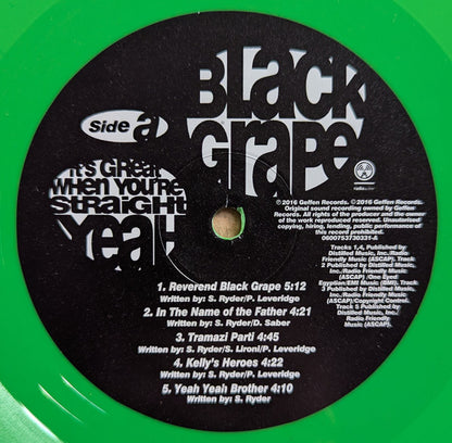 Black Grape : It’s Great When You’re Straight… Yeah (LP, Album, Ltd, RE, RP, Gre)