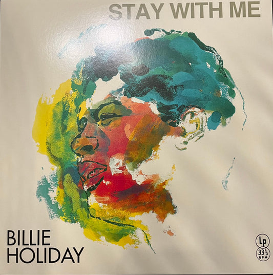 Billie Holiday : Stay With Me (LP, Album, RE, S/Edition, Yel)
