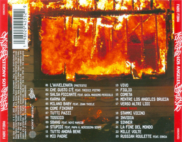 Fabri Fibra : Mentre Los Angeles Brucia (CD, Album)