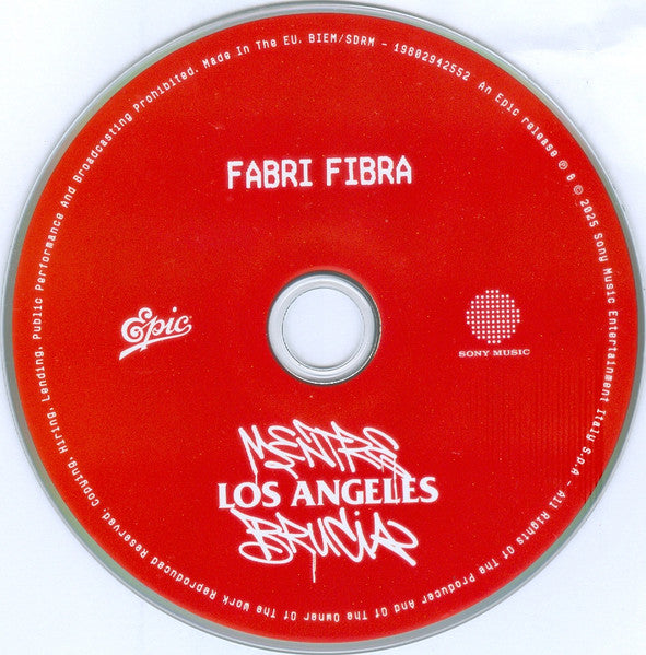 Fabri Fibra : Mentre Los Angeles Brucia (CD, Album)