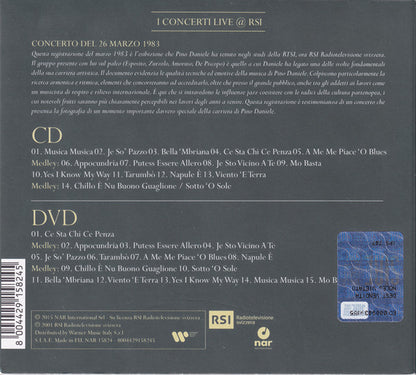 Pino Daniele : Live Collection - Concerto Live @RSI 26 Marzo 1983 (CD, RE, RM, Dig + DVD-V)