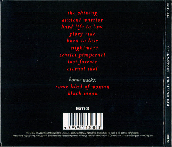 Black Sabbath : The Eternal Idol (CD, Album, RE, RM, Dig)