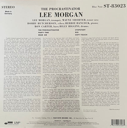 Lee Morgan : The Procrastinator (LP, Album, RE, 180)