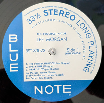 Lee Morgan : The Procrastinator (LP, Album, RE, 180)