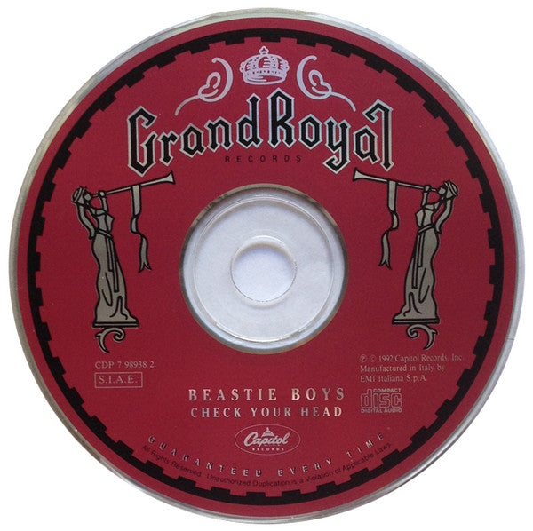 Beastie Boys : Check Your Head (CD, Album, RP)