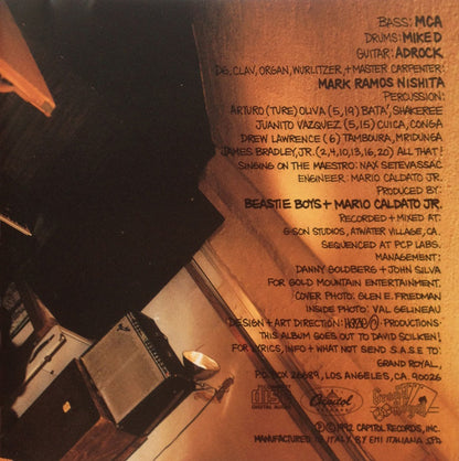 Beastie Boys : Check Your Head (CD, Album, RP)