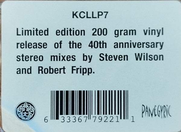 King Crimson : Red (LP, Album, Ltd, RE, 40t)