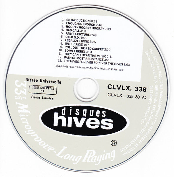 The Hives : The Hives Forever Forever The Hives  (CD, Album)