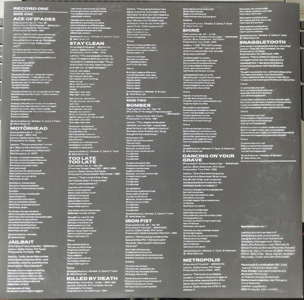 Motörhead : No Remorse (2xLP, Album, Comp, Ltd, RE, Red)