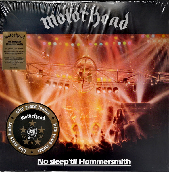 Motörhead : No Sleep 'Til Hammersmith (LP, Album, Ltd, RE, RM, 50t)