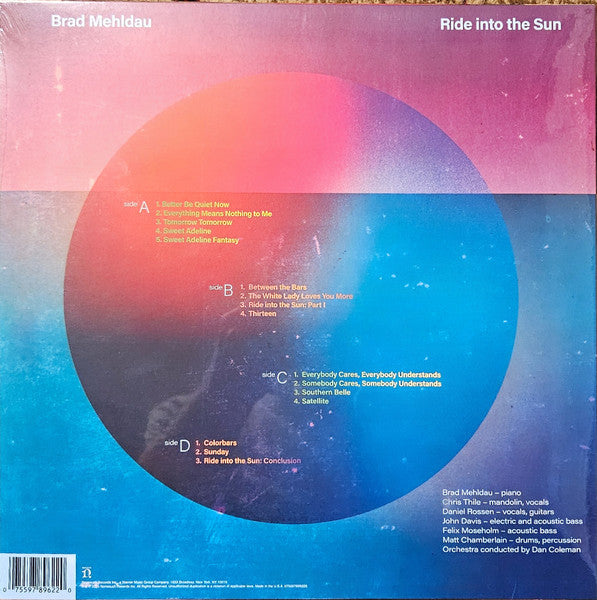Brad Mehldau : Ride Into The Sun (2xLP, Album)