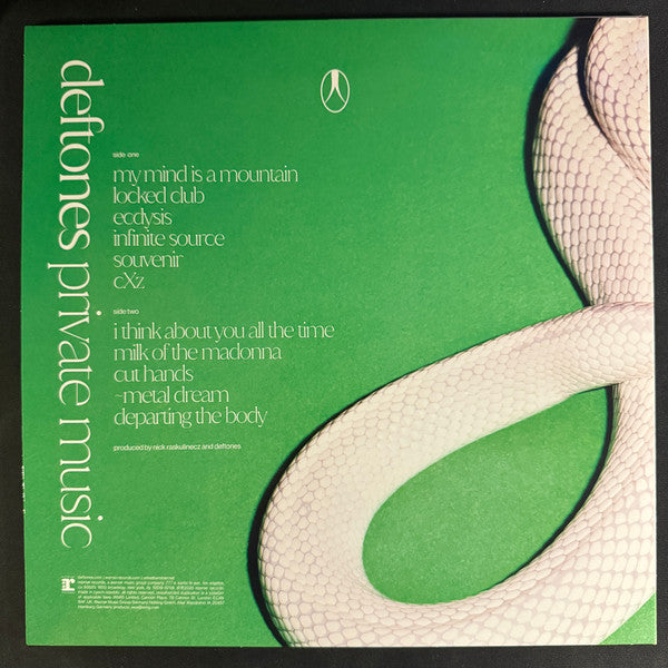 Deftones : Private Music (LP, Album, Bla)