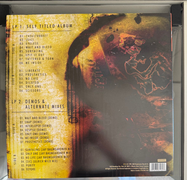 Slipknot : Slipknot (LP, Album, RE + LP, Comp + Dlx, Ltd, 25t)