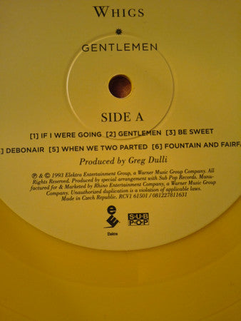 The Afghan Whigs : Gentlemen (LP, Album, RE, Can)