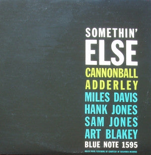 Cannonball Adderley : Somethin' Else (LP, Album, RE)