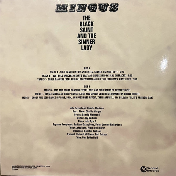 Charles Mingus : The Black Saint And The Sinner Lady (LP, Album, Mar)