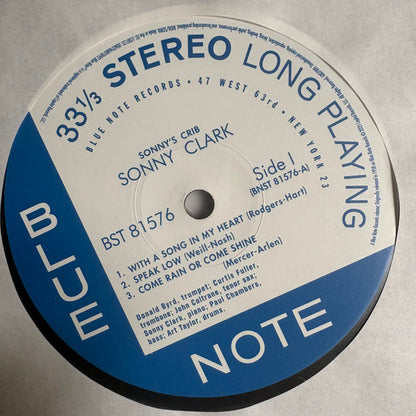 Sonny Clark : Sonny's Crib (LP, Album, RE, 180)
