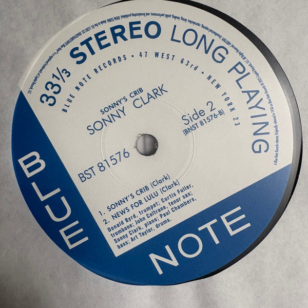 Sonny Clark : Sonny's Crib (LP, Album, RE, 180)