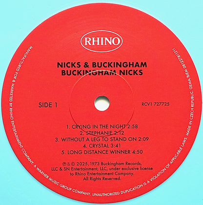 Buckingham Nicks : Buckingham Nicks (LP, Album, RE, RM, Bab)