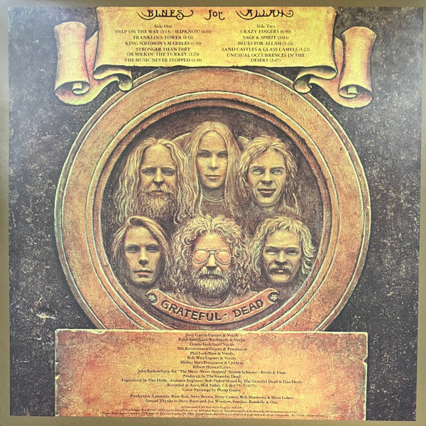 The Grateful Dead : Blues For Allah (LP, Album, RE, RM, 50t)