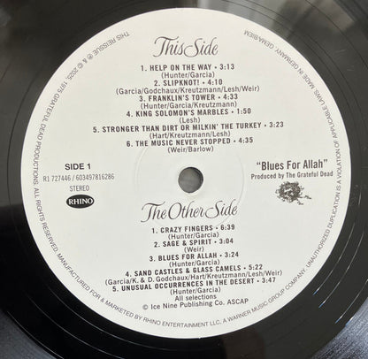 The Grateful Dead : Blues For Allah (LP, Album, RE, RM, 50t)